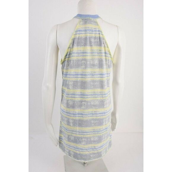 We the Free People Womens Tank Top M Blue Yellow - Picture 5 of 7